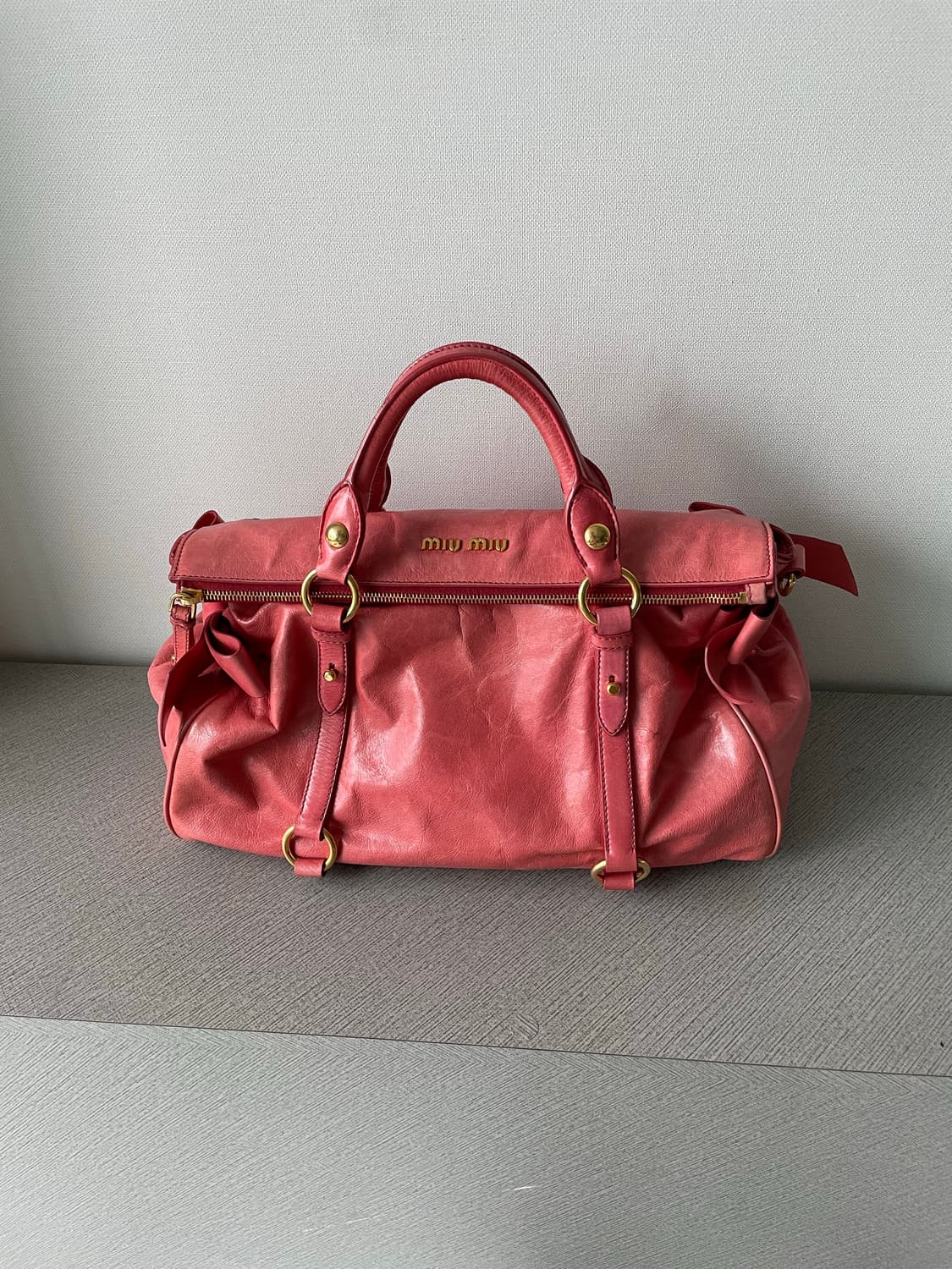 미우미우 비텔로 리본 핸드백 가방 상품이미지1