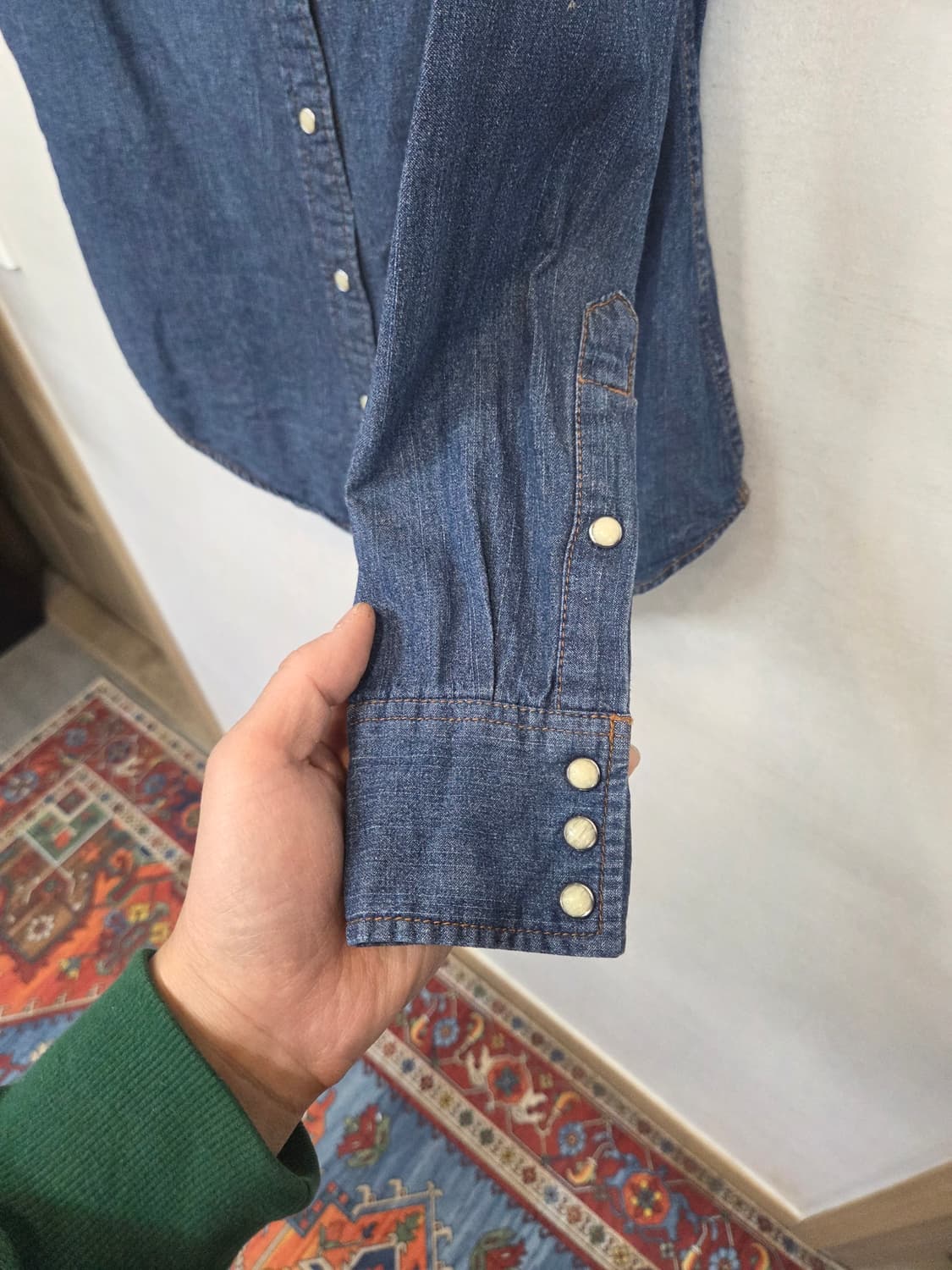 리바이스 올드스쿨 빈티지 웨스턴 데님셔츠 긴팔 sp 상품이미지6