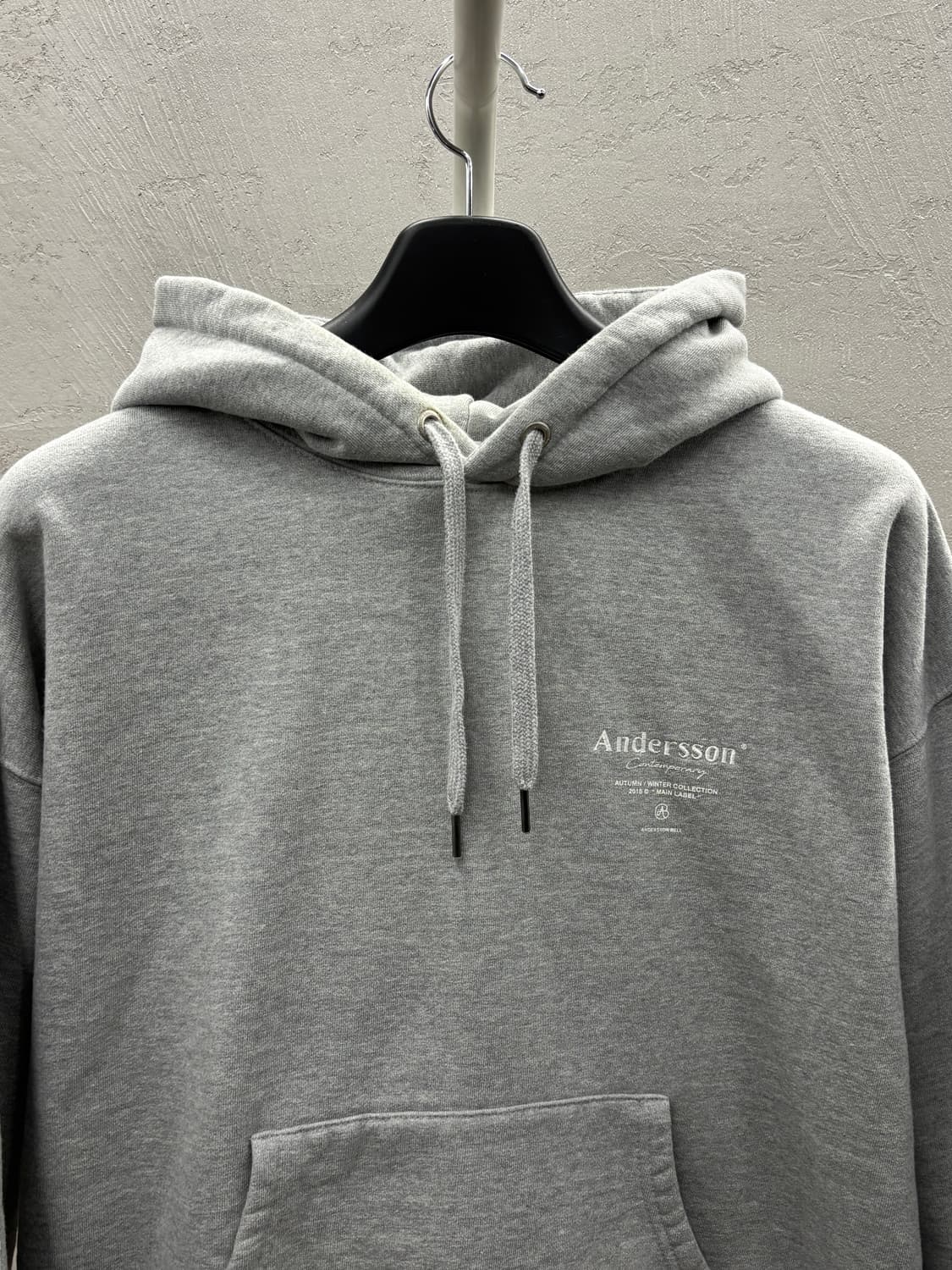 앤더슨벨 Andersson 회색 후드티 L 상품이미지3