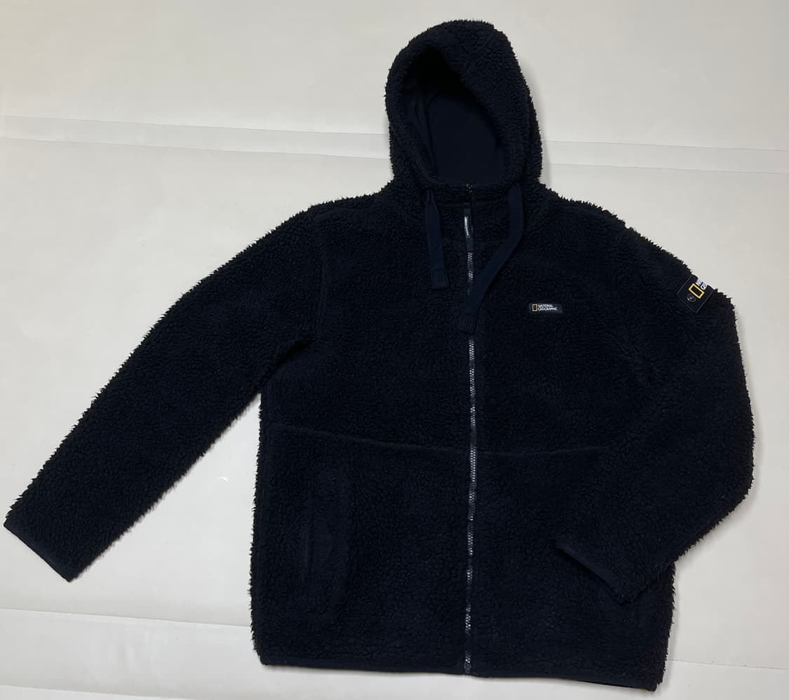 내셔널지오그래픽 뽀글이 후드 플리스 L 상품이미지1