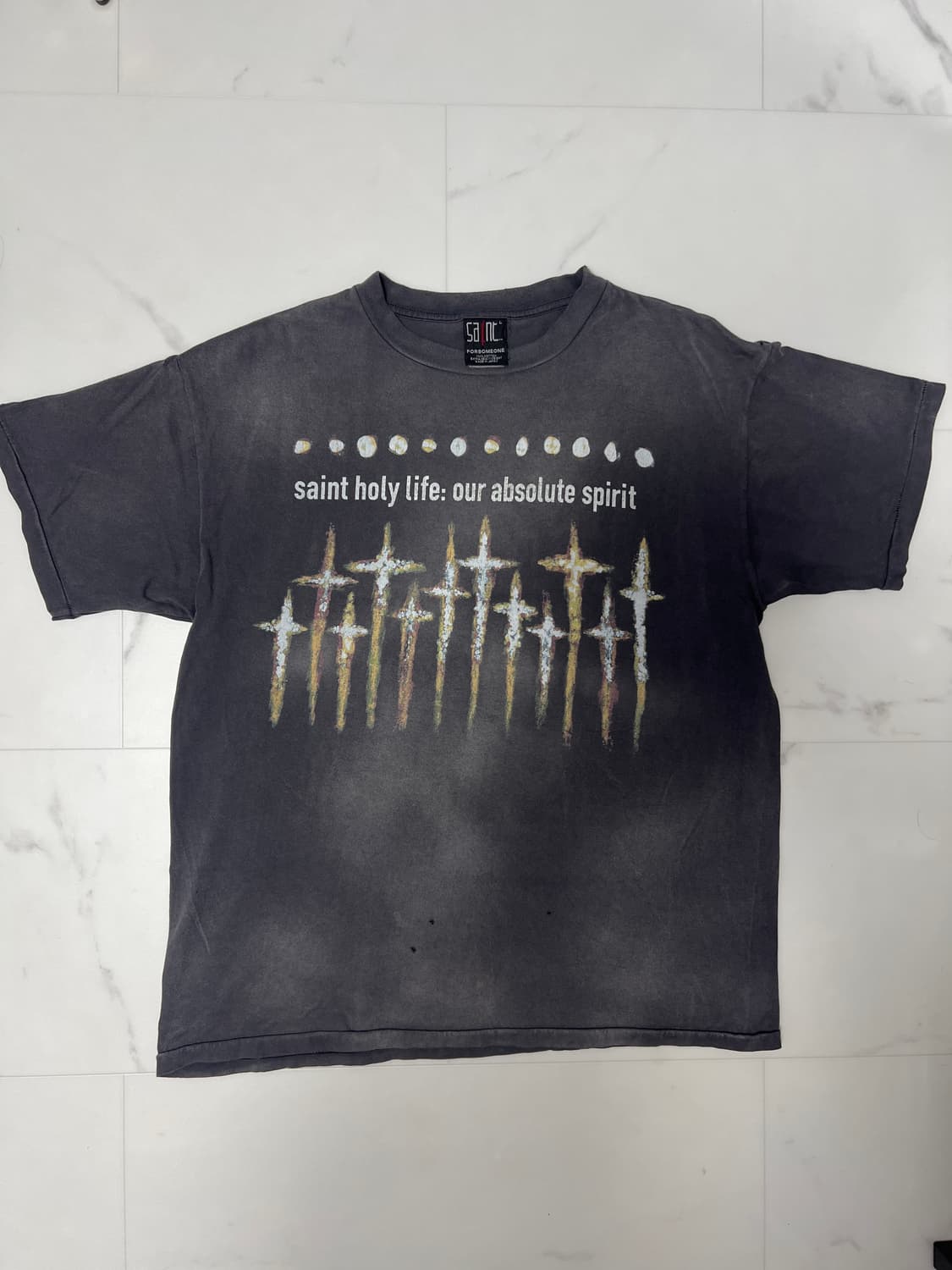 세인트미카엘 x 포썸원-갓 티셔츠 L 상품이미지1
