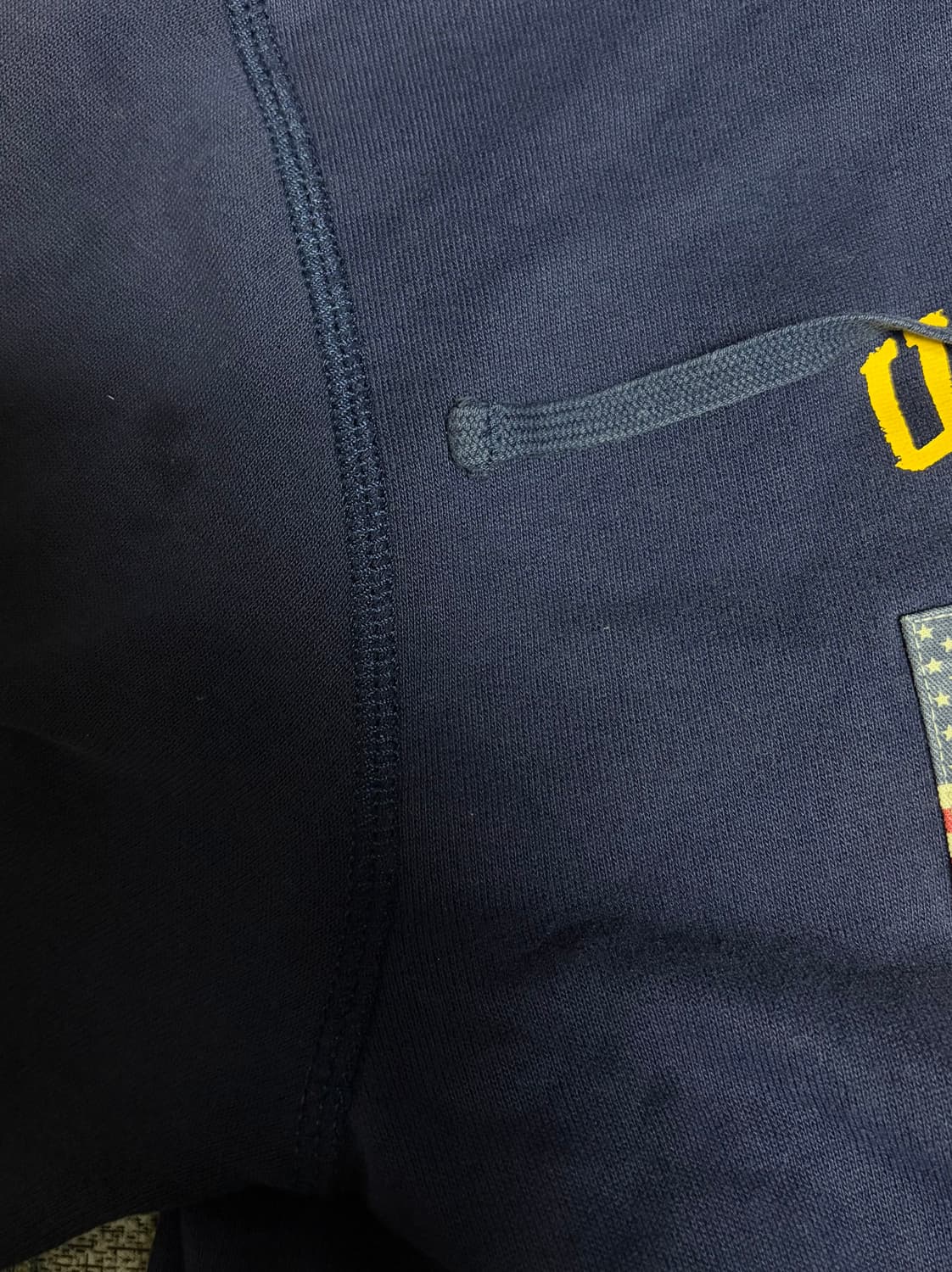 폴로랄프로렌 빅포니 성조기 슬림핏 후드집업 (네이비) 상품이미지3