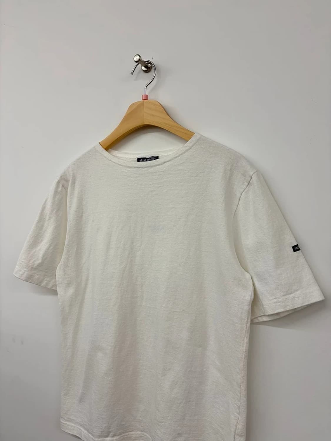 세인트제임스 클래식 로고패치 코튼 반팔 티셔츠 PN9734 상품이미지2