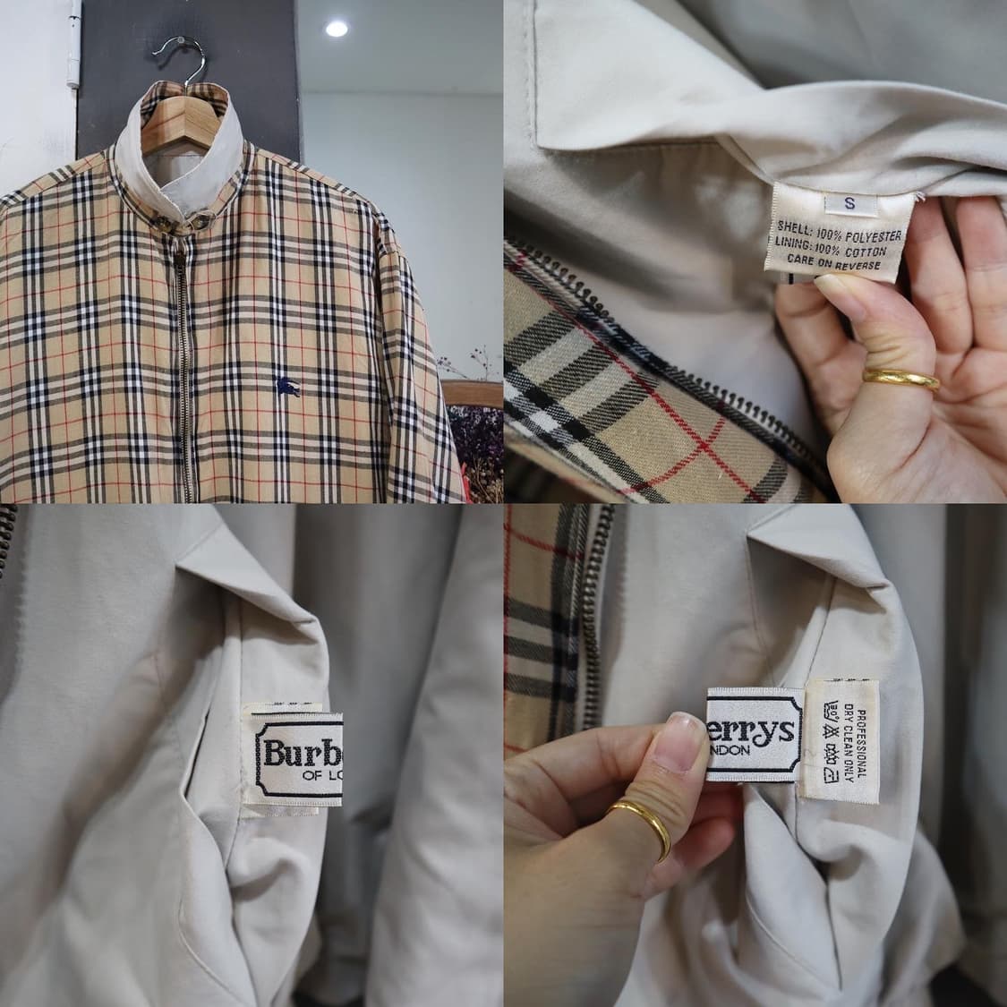 버버리 리버시블 해링턴 자켓 상품이미지8