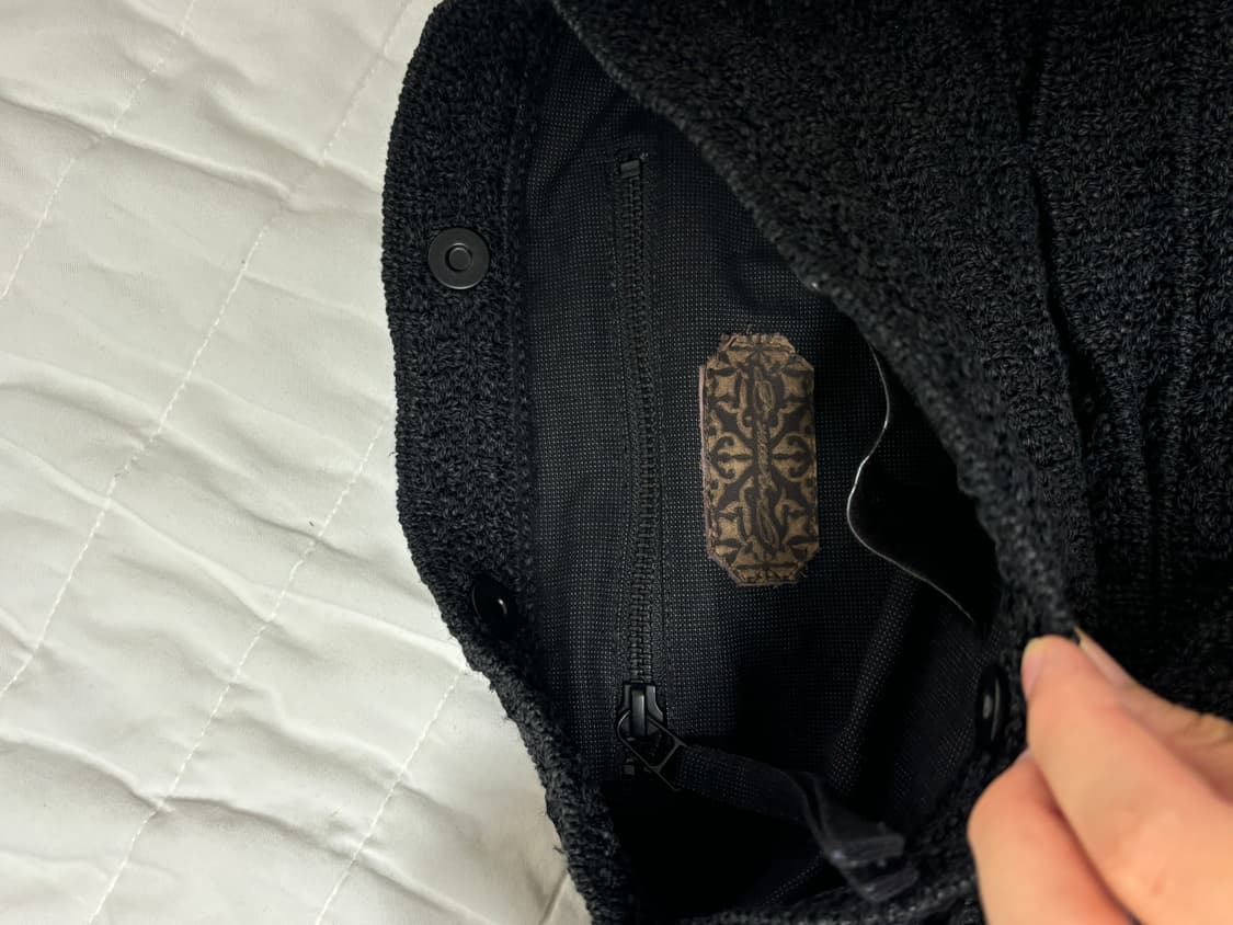 프로페서 이 Gathered Knit Bag Black 상품이미지6