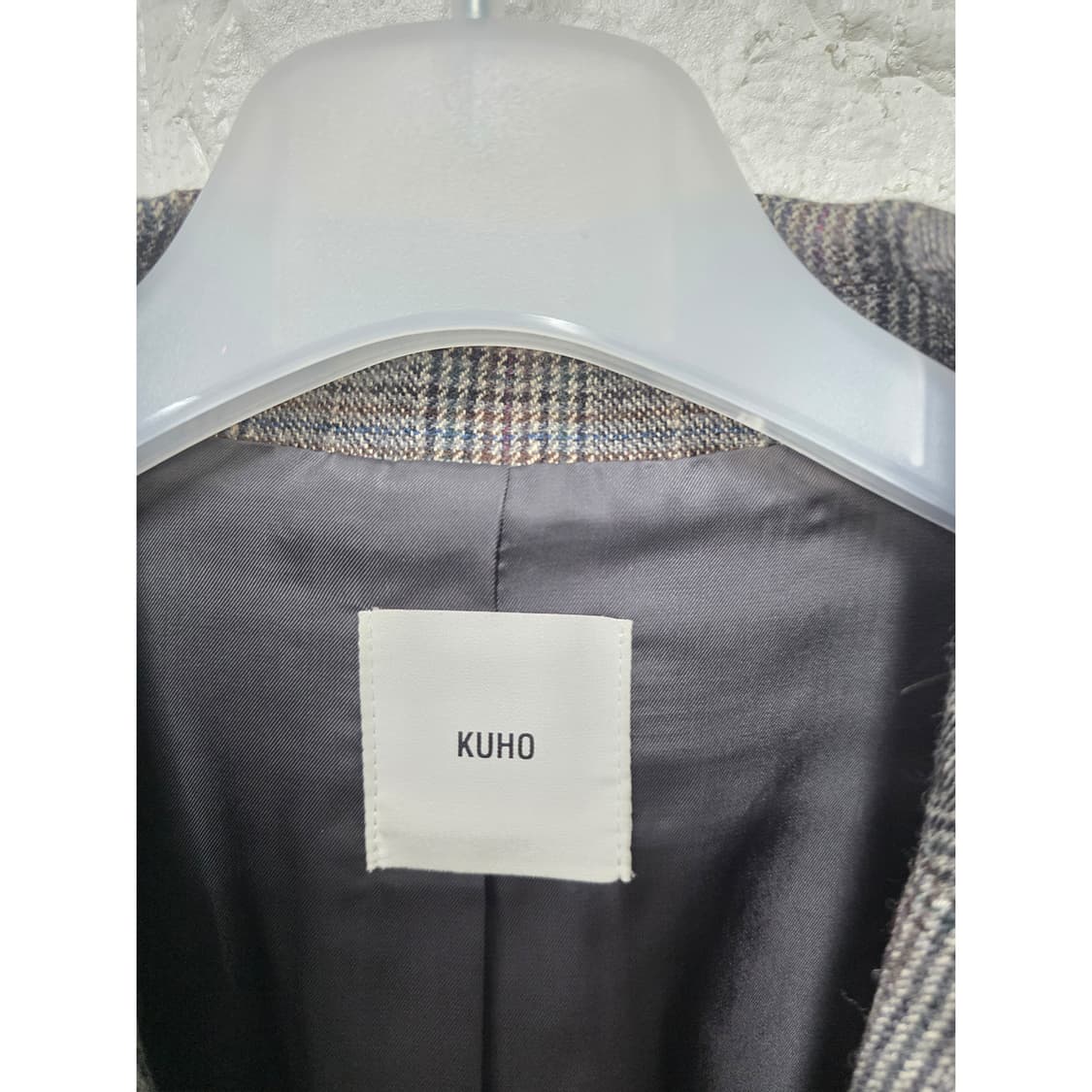 20s 구호 KUHO 체크 울 블렌드 자켓 L 상품이미지2