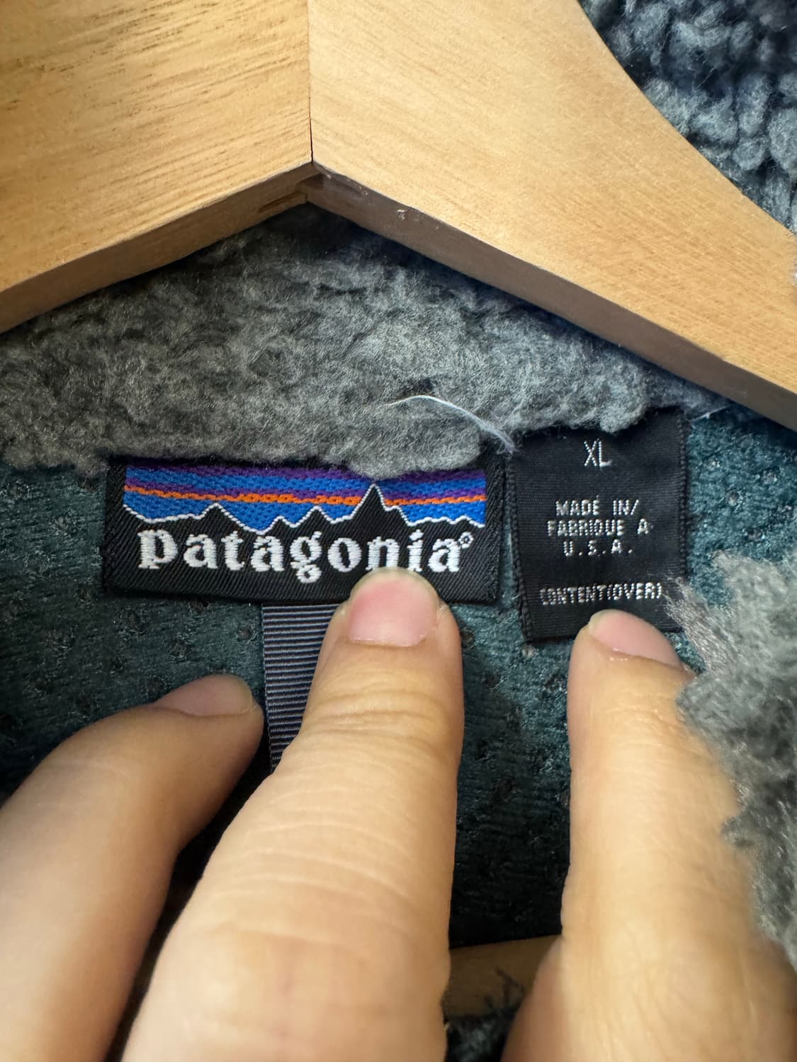 파타고니아 딥파일 플리스 그레이 XL 상품이미지3