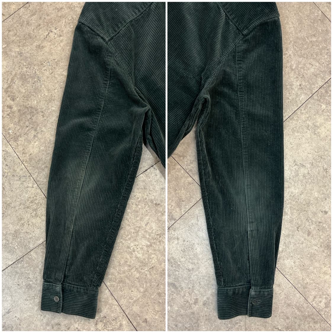 코스 코듀로이 포켓 셔츠 다크그린 M #csz3674 상품이미지10