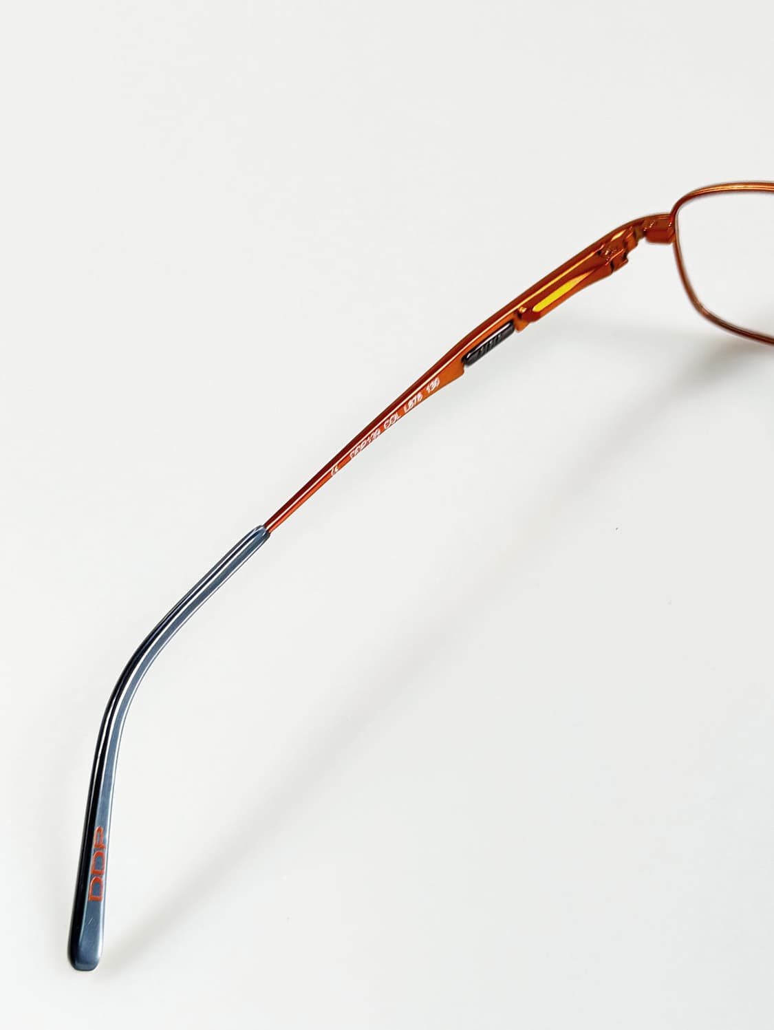 90s DDP 코퍼 브라운 메탈 슬림 스퀘어 빈티지 안경 상품이미지8