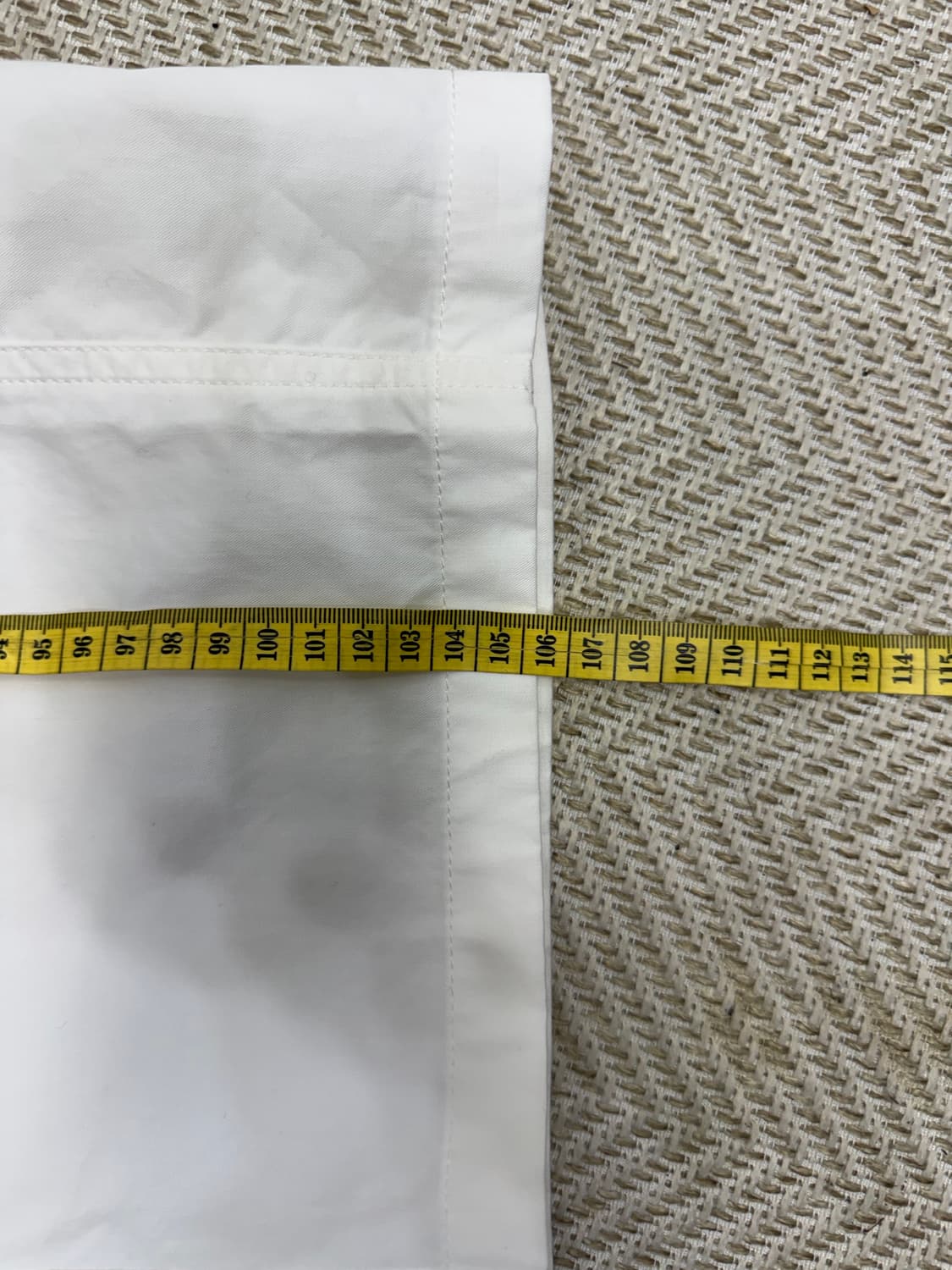 정품) 구호플러스 25ss 화이트 와이드팬츠 1(26) 상품이미지9