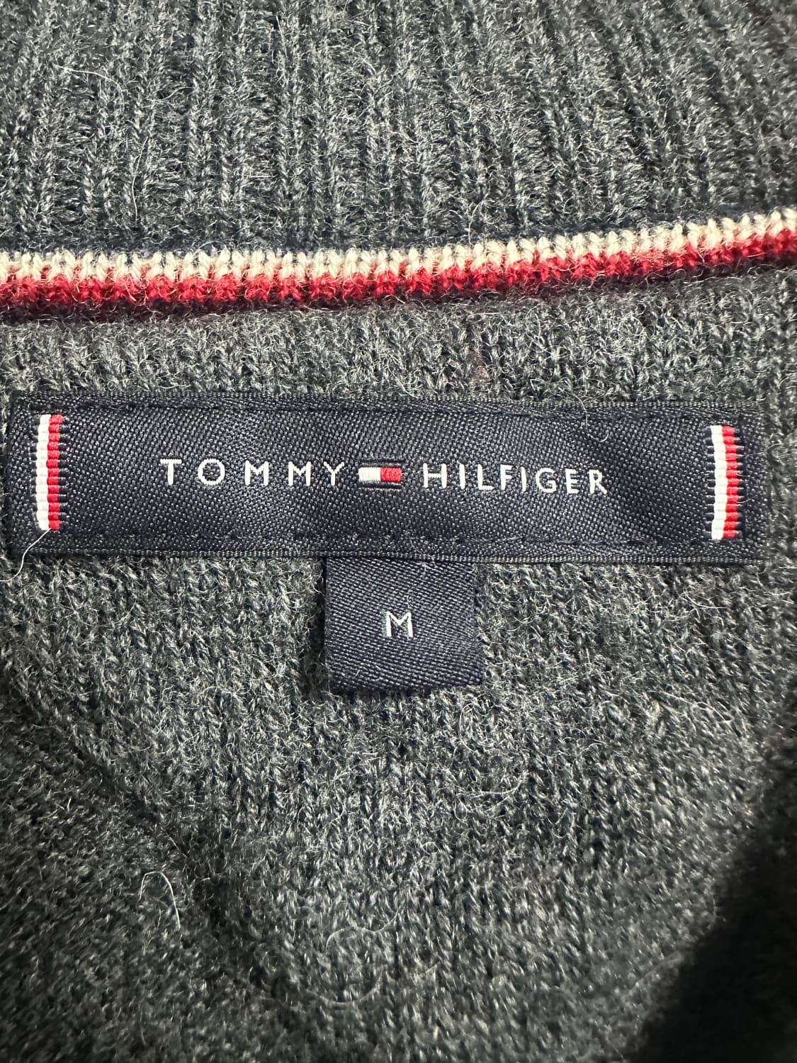 타미힐피거 니트 집업 상품이미지3