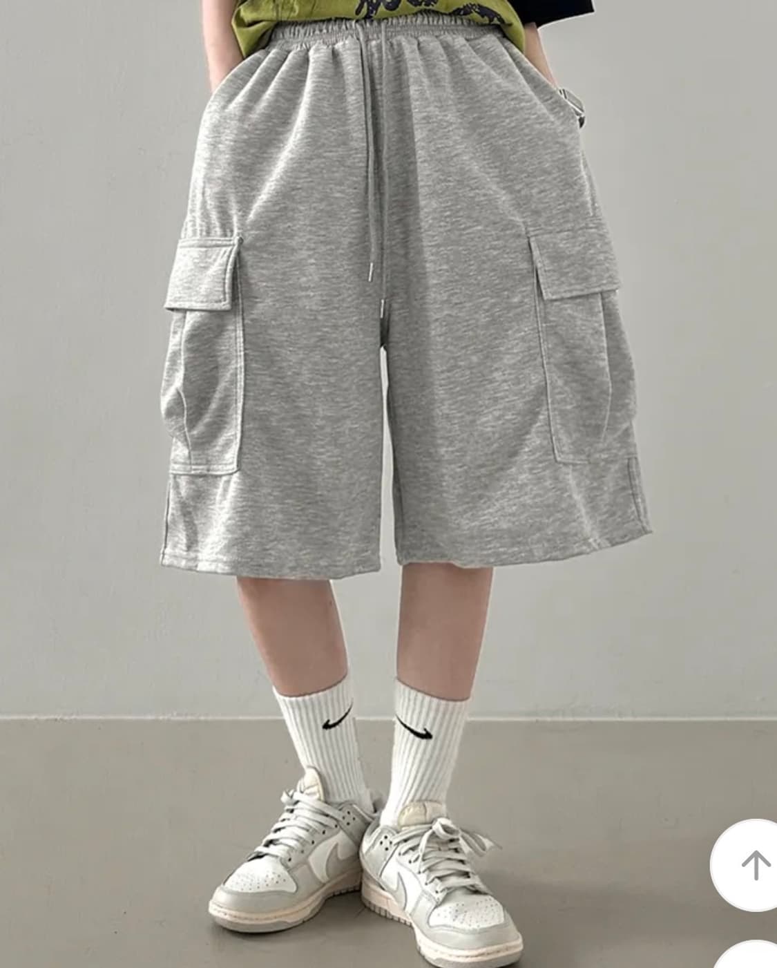 에이블리 에어 버뮤다 팬츠 카고 그레이 상품이미지1