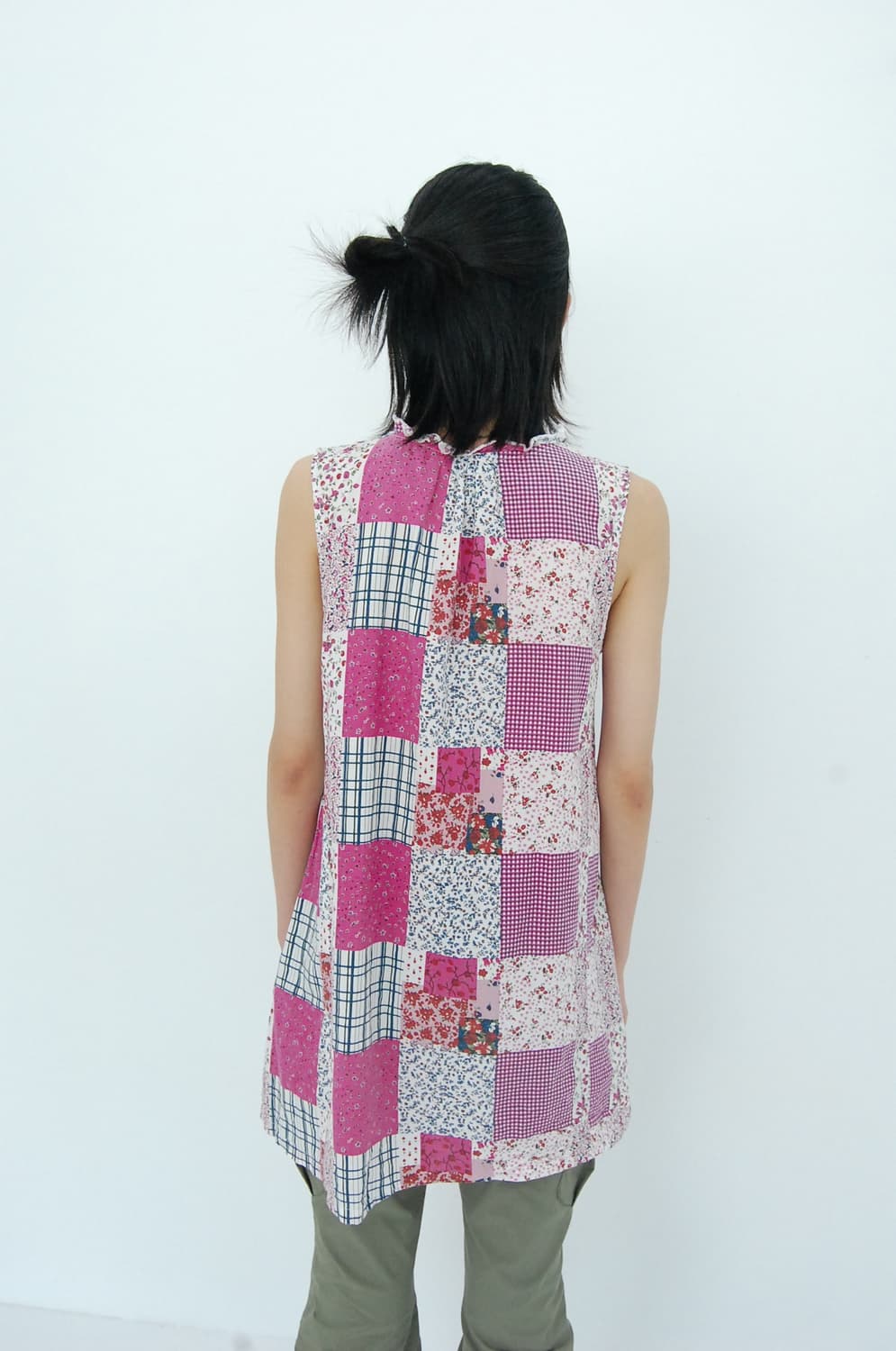 Chilmie patchwork Sleeveless 상품이미지3