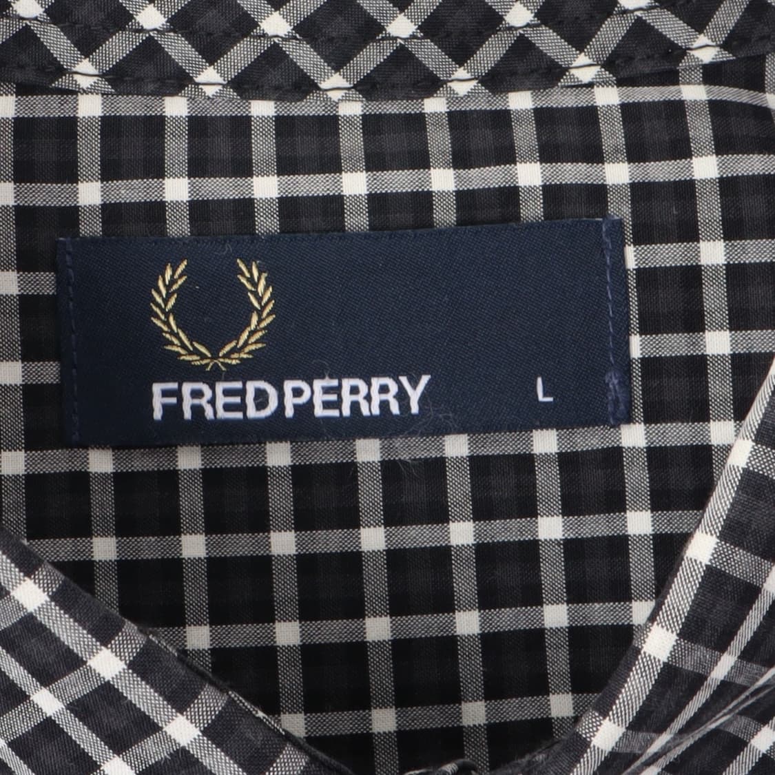 프레드페리 포켓 로고 체크 셔츠 상품이미지8