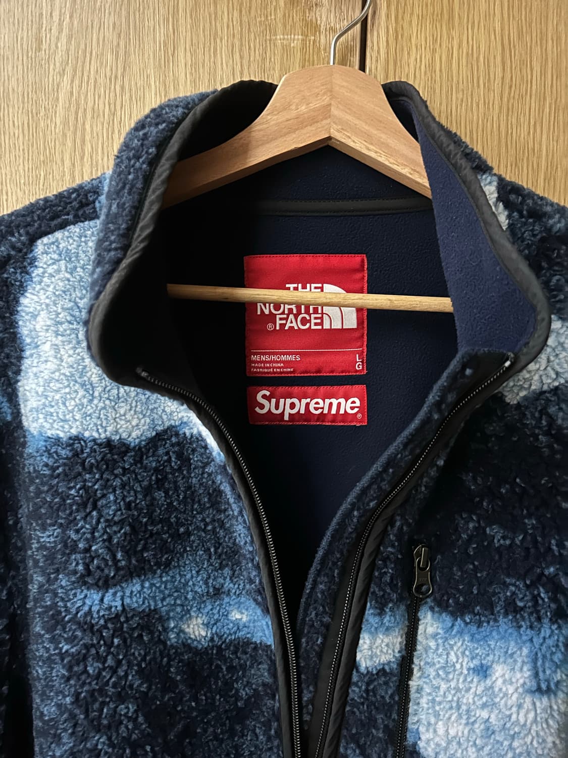 Supreme 슈프림x노스페이스 블리치드 데님 후리스 상품이미지2