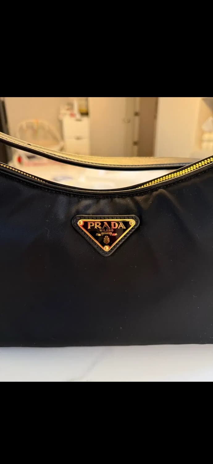 프라다 리나일론 숄더백 1BC232 블랙 상품이미지2