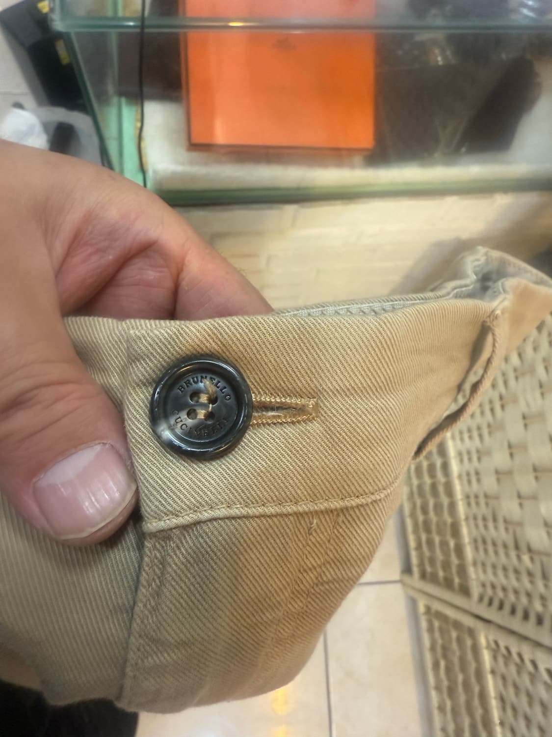 52/36-37 정품 부르넬로 쿠치넬리 카고바지 팝니다 상품이미지9