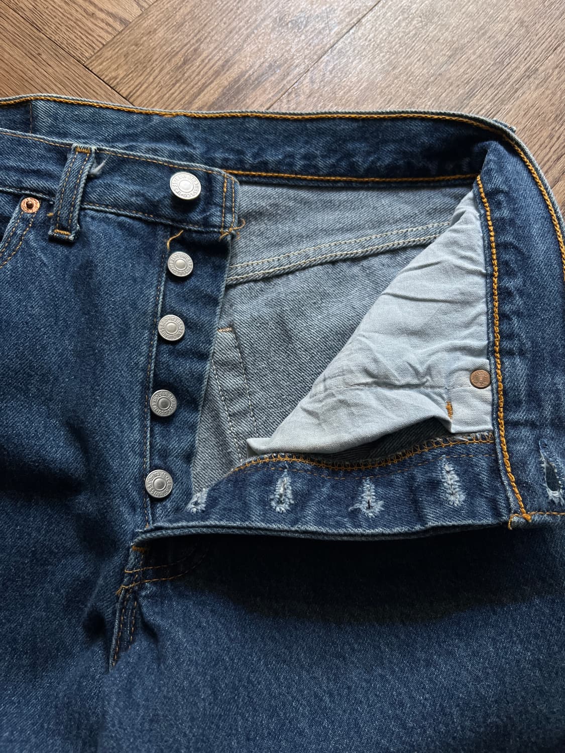 [31]90's 리바이스 501 Made in USA 데님 팬츠 S3 상품이미지3