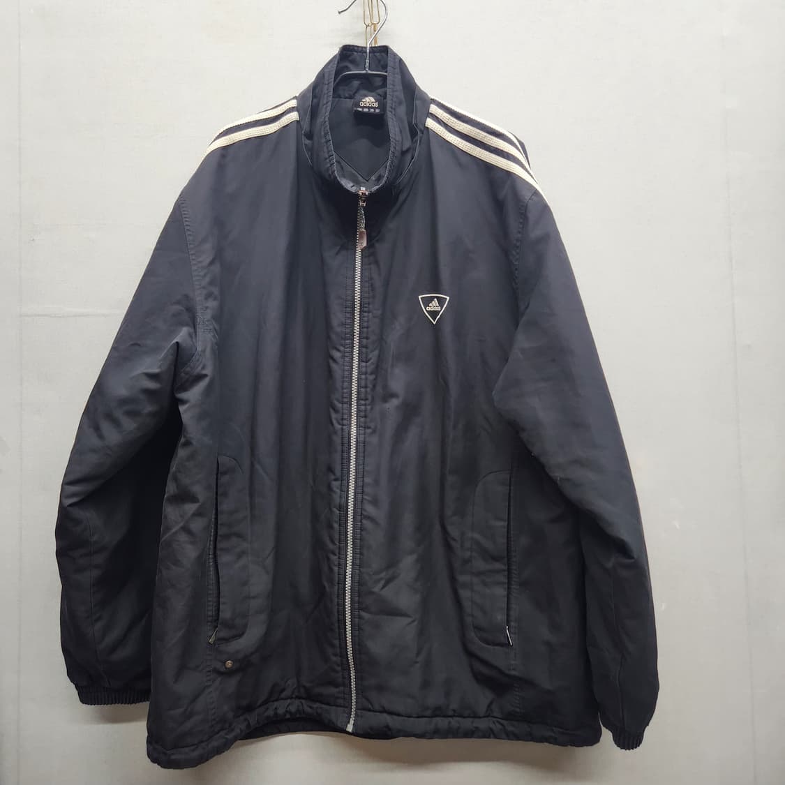 올드스쿨 아디다스 삼선 누빔 스트링 점퍼 105(2XL) 상품이미지1