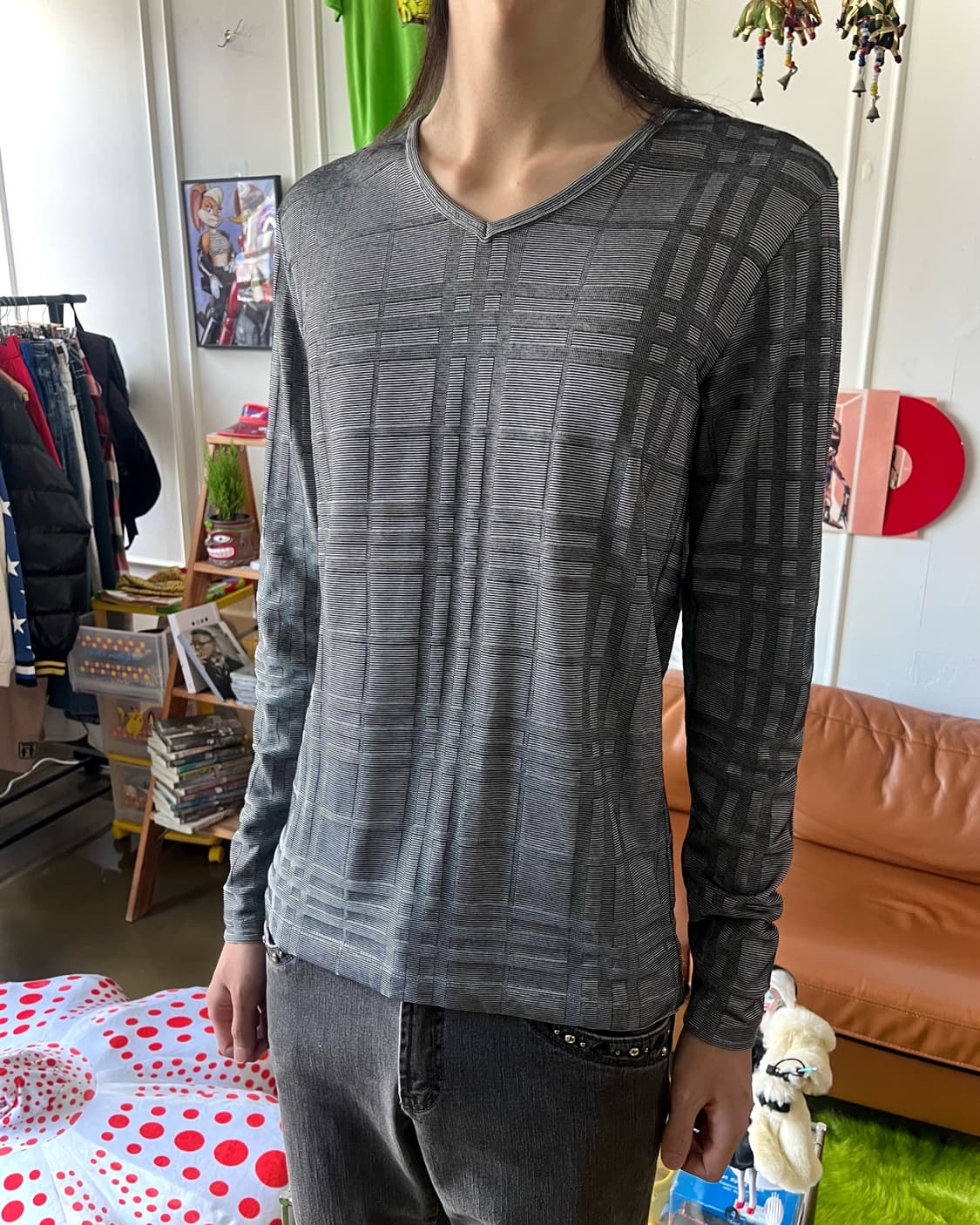 NICOLE CLUB FOR MEN V-Neck Long Sleeve 상품이미지2