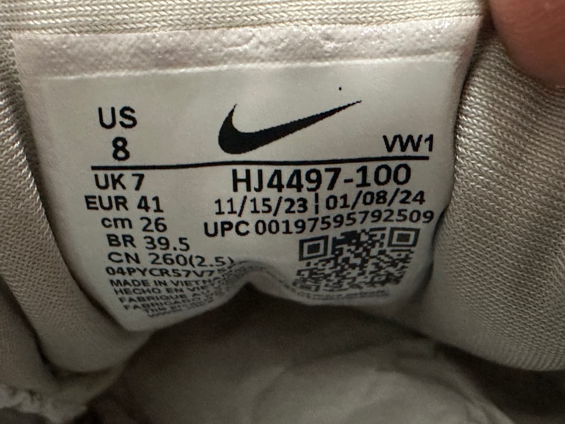 [260] 나이키 V2K 런 서밋화이트 메탈릭실버 상품이미지5