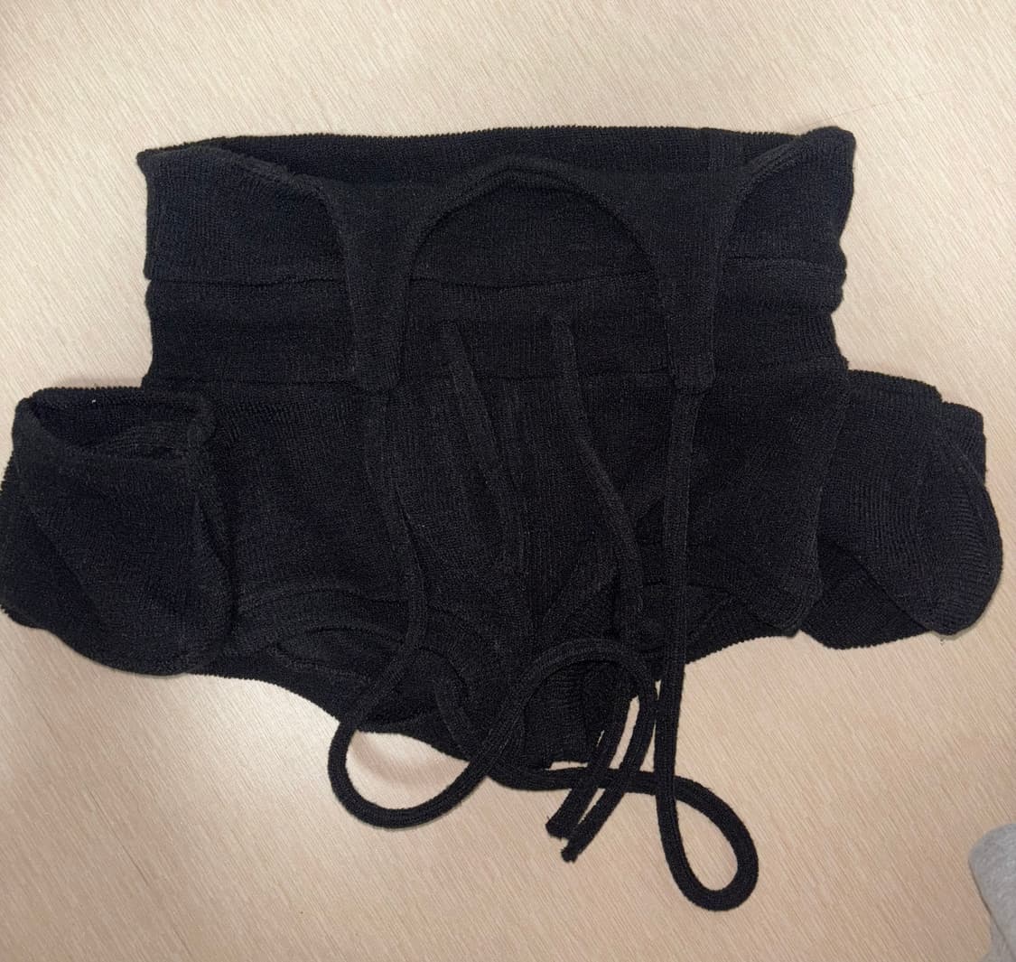 길라아카이브 BOLD LOGO POCKET KNIT SHORTSBLACK 상품이미지2