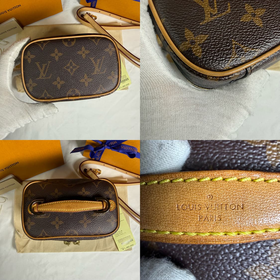 [풀구성] 루이비통 니스 나노 메이크업 케이스 모노그램 토트백  상품이미지4