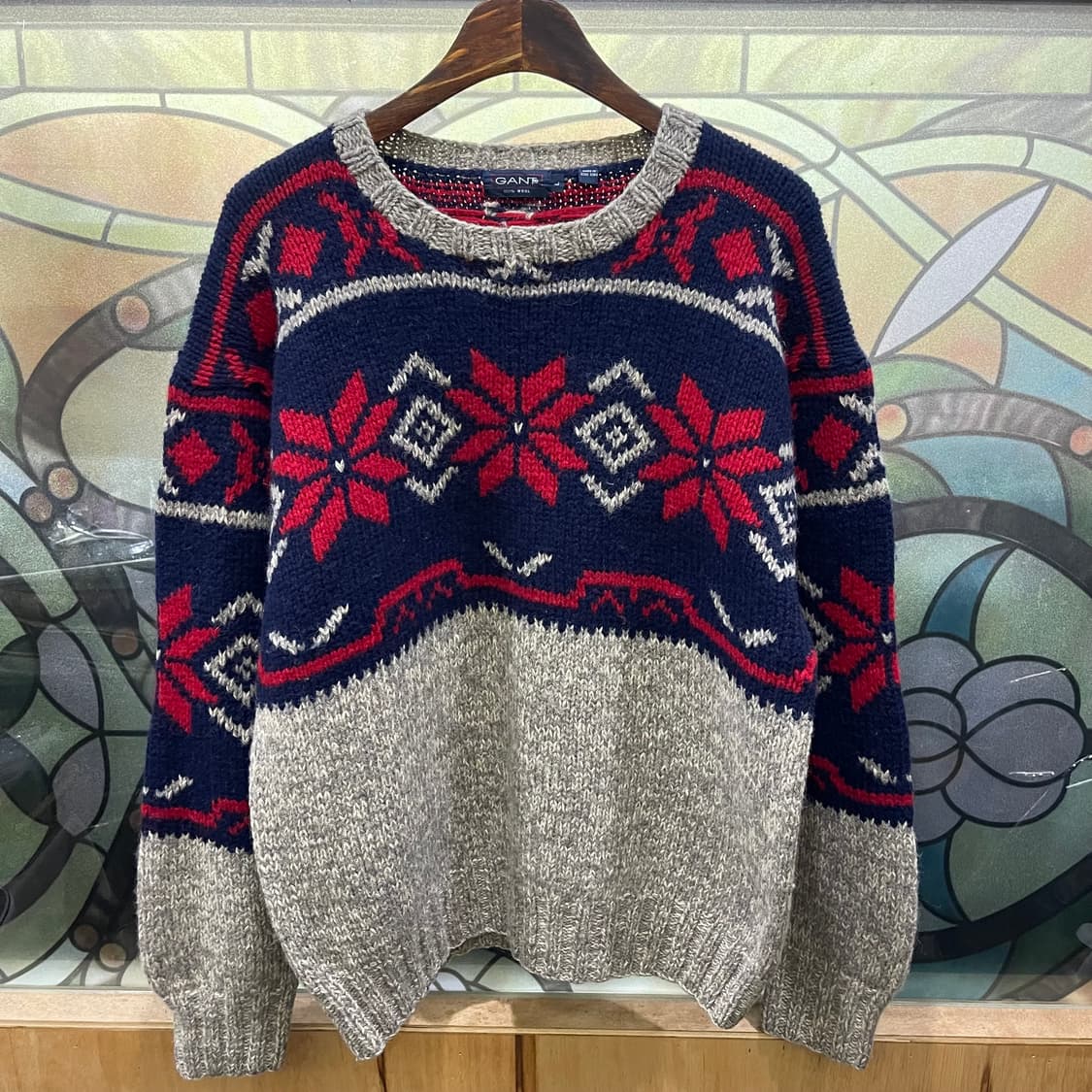 90's GANT sweater 100%wool 상품이미지1