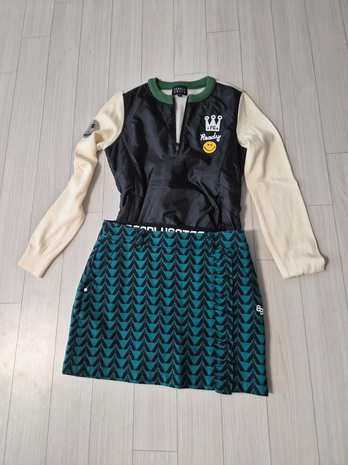 ​⛳미착용 새상품 [파리게이츠] 패턴 큐롯 스커트 상품이미지1