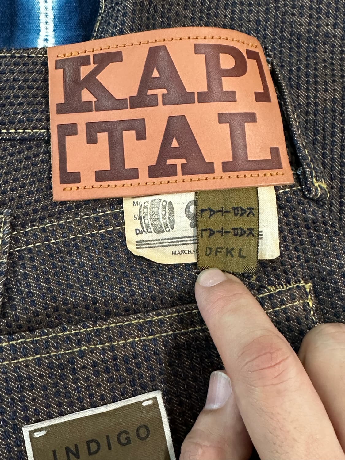 캐피탈 센츄리 데님 넘버5 38 상품이미지3