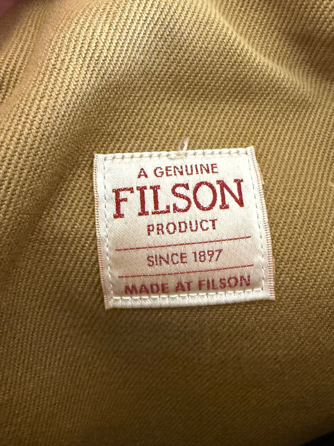 FILSON 러기드 트윌 집 토트 70251 탄 (Made at Fils 상품이미지8