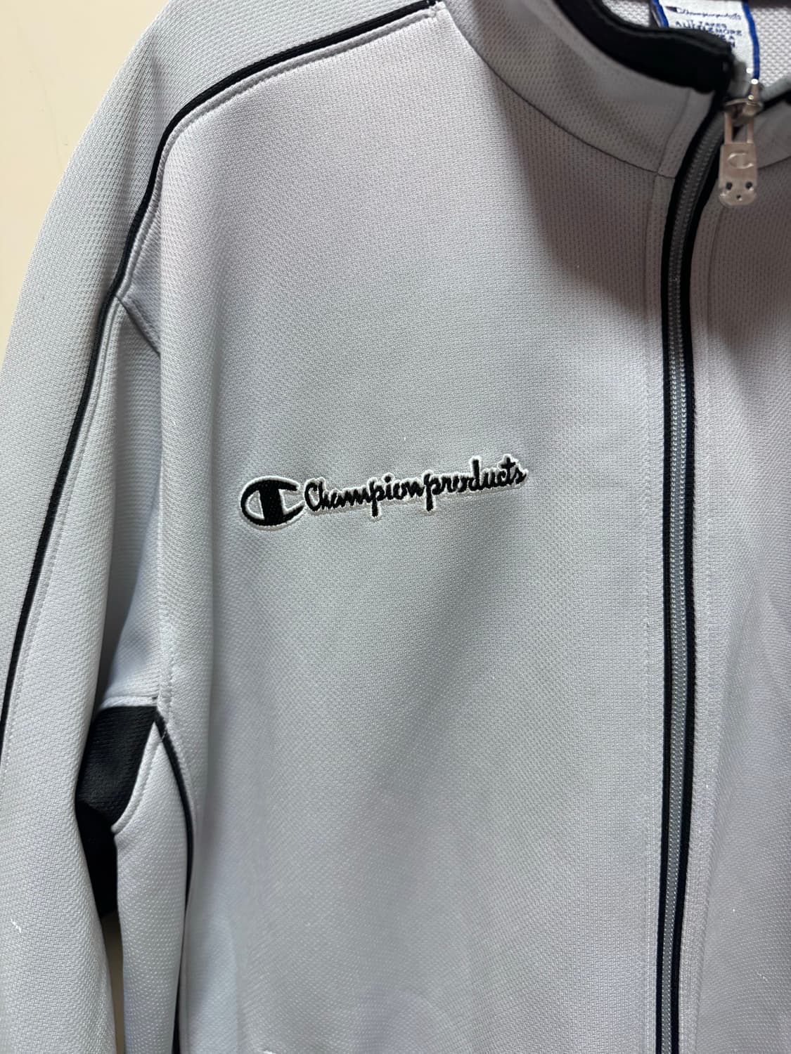 빈티지 서브컬쳐 아노깔 챔피온 Champion 트랙 자켓 그레이 상품이미지3