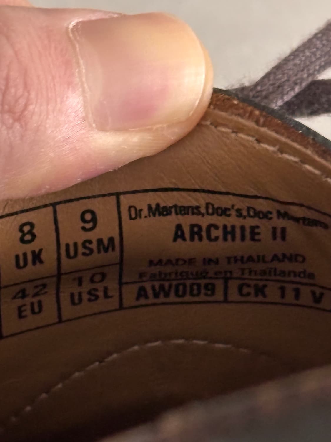 가공은 못따라오는 닥터마틴 아키2 브라운 270 상품이미지7