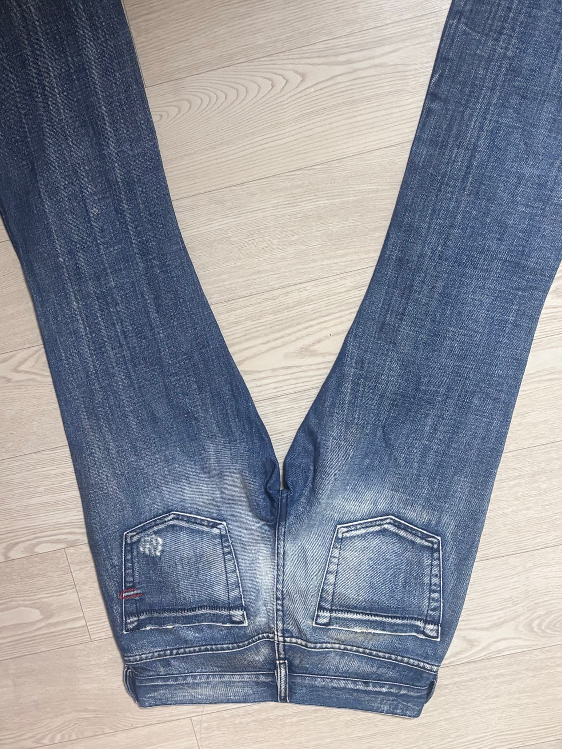 (W) 디젤 D-에비 부츠컷 앤 플레어 진 1969 09i03 다크 블루 상품이미지8