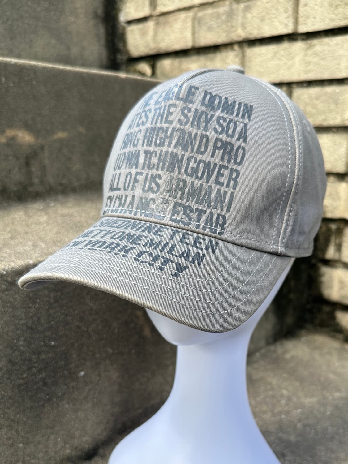 ARMANI EXCHANGE logo typography cap 상품이미지1