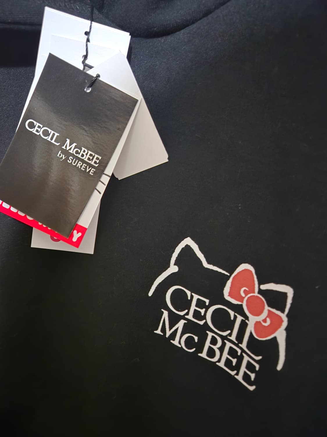 새상품) Avail 세실맥비 호피 헬로키티 콜라보 후드 상품이미지3