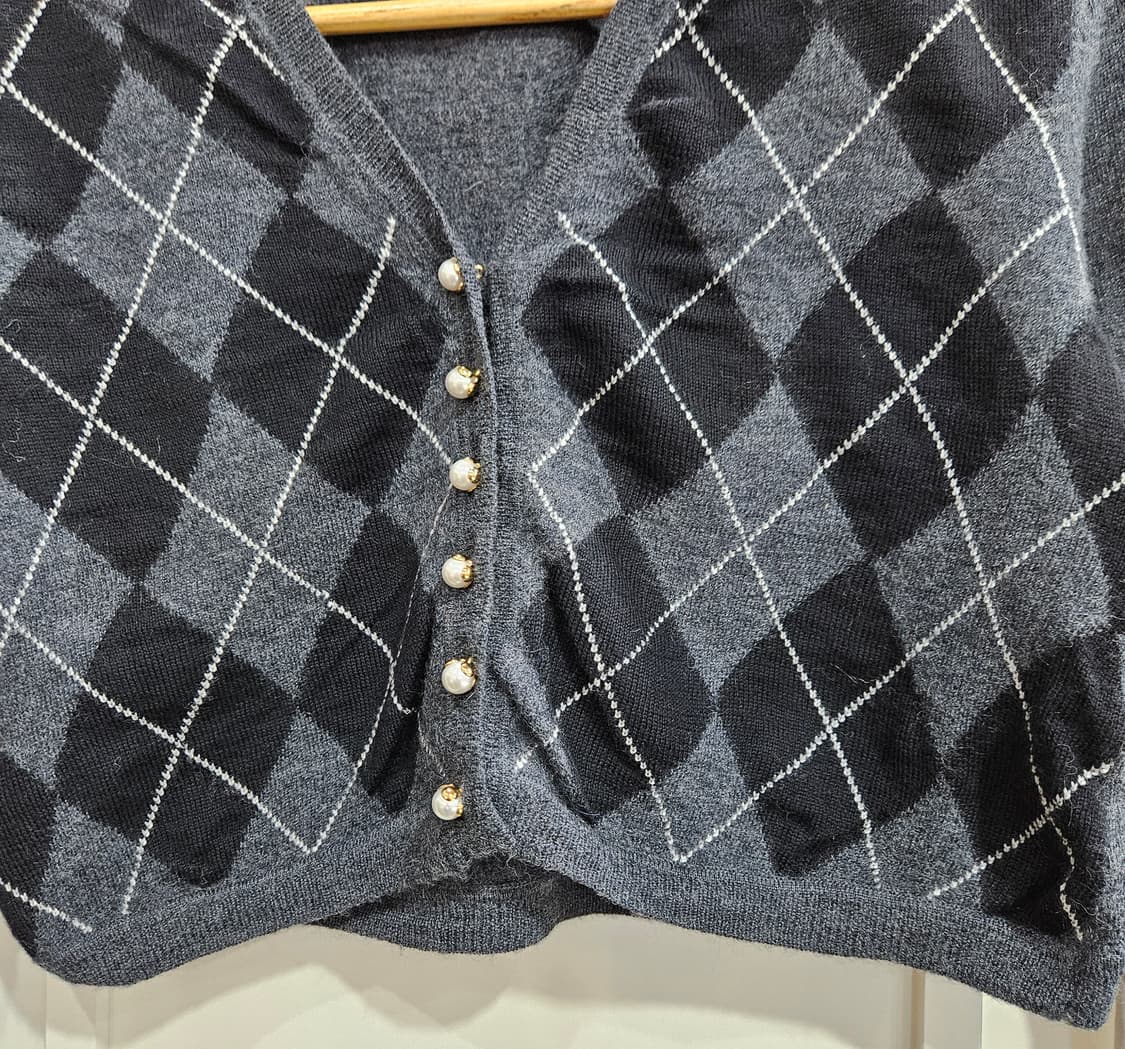 INCEBORG  아가일 가디건 상품이미지4