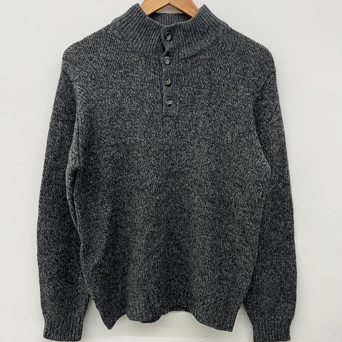 엘엘빈 버튼넥 니트 스웨터 남m 상품이미지2