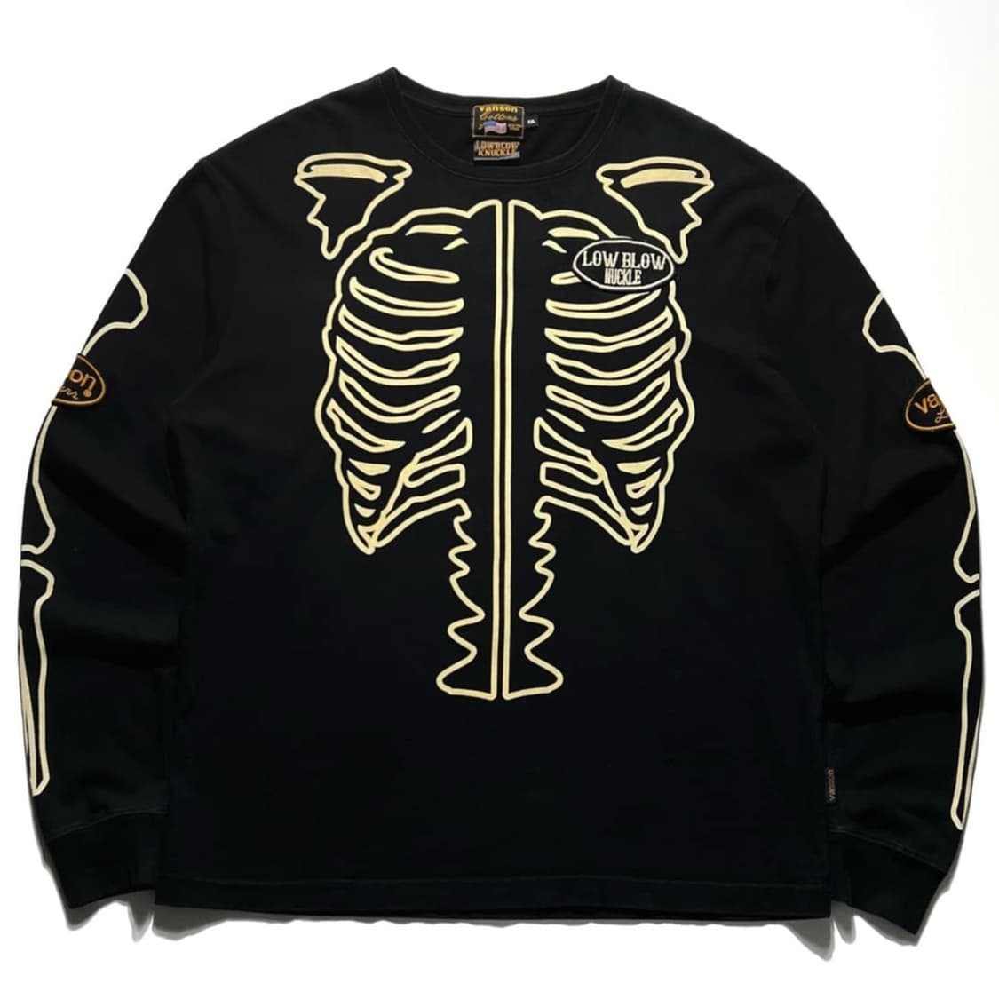 밴슨 레더 x 로우블로우너클 본 롱슬리브 XXL 상품이미지1