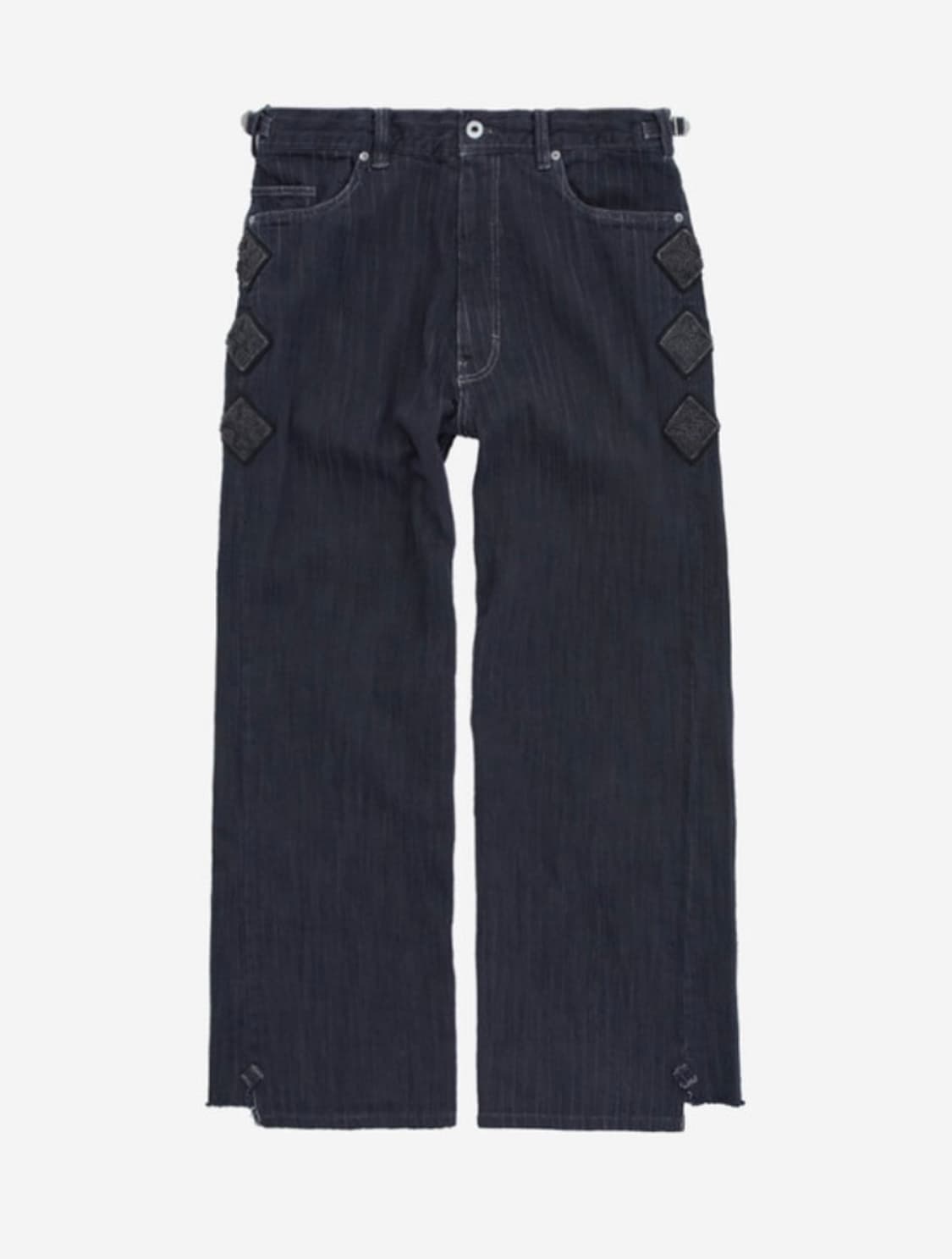 (3) 폴리테루 행크 스트라이프 데님 블루차콜 상품이미지1