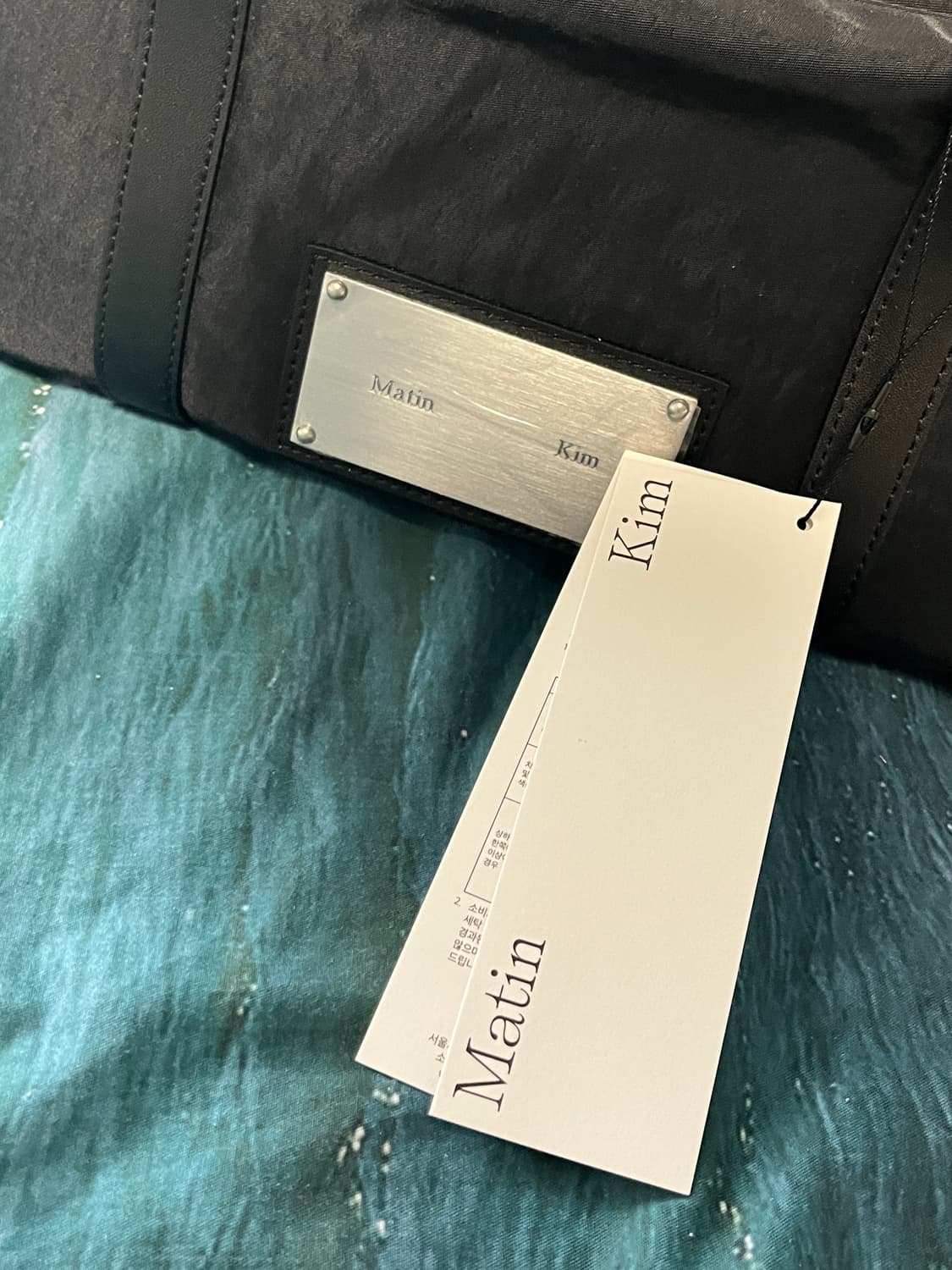 마뗑킴 스포티 토트백 블랙 새상품 상품이미지2