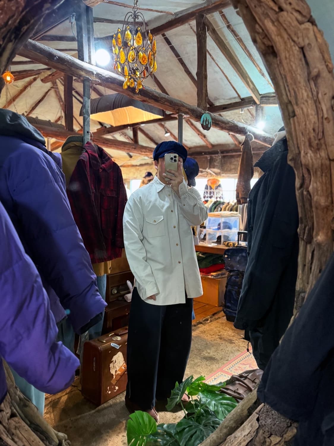 Niceness Ron Cotton Poplin Work Shirt 상품이미지10