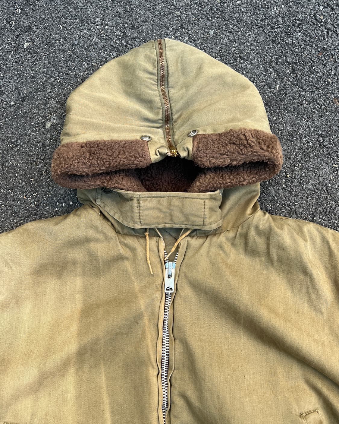 [L] 70s 선페이드 밀리터리 파카 상품이미지2