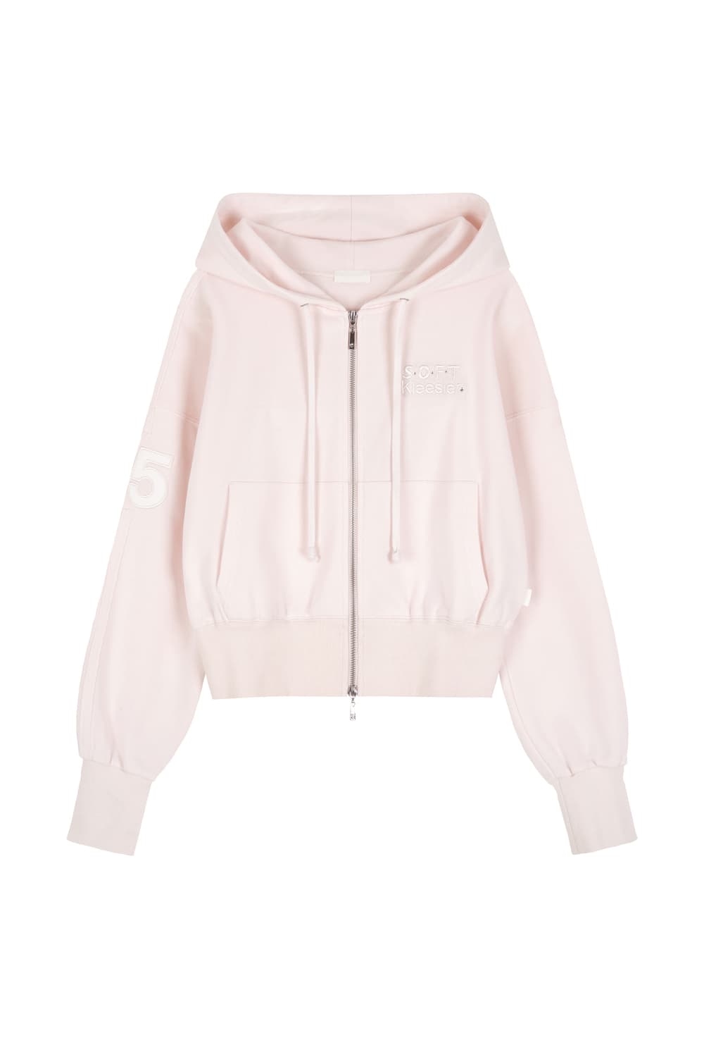 클리시어 25 소프트 핑크 후드집업 상품이미지1