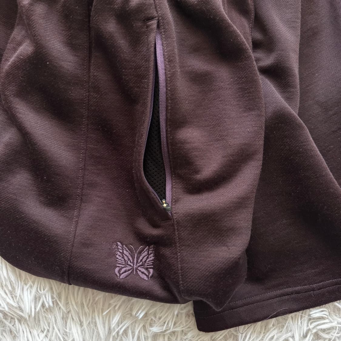 NEEDLES 일본빈티지 팩토리 HD 트랙팬츠 폴리스무스 브라운 L 35 상품이미지7