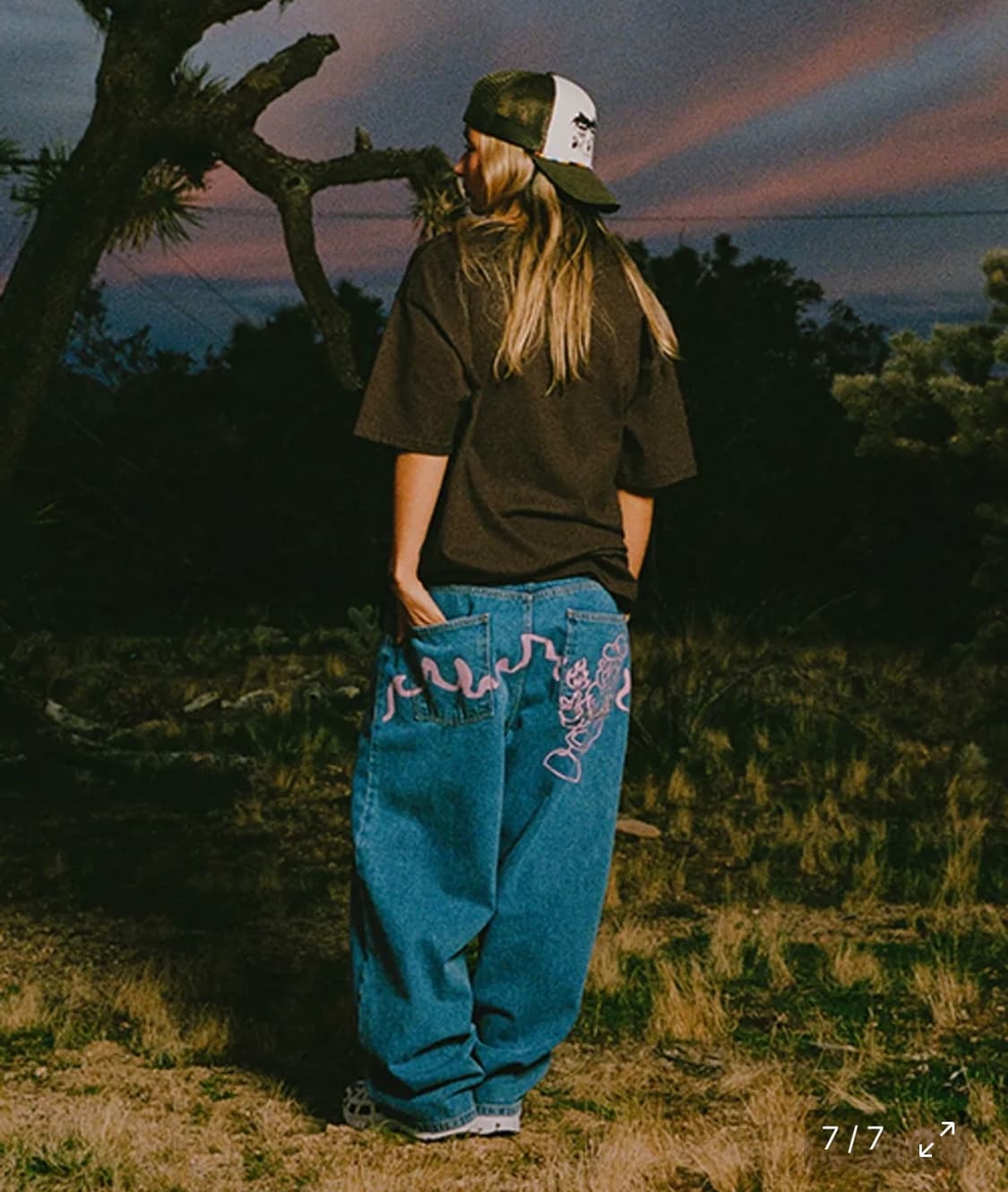 위캔더스 DWARF DENIM PANTS (BLUE) 상품이미지1