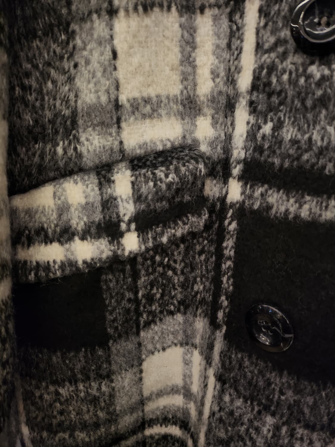 일본빈티지체크코트 상품이미지3