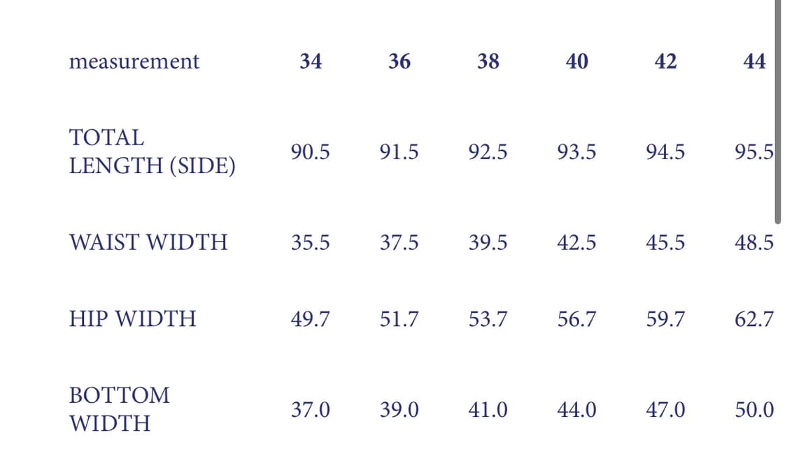 [36,38,40]팔로마울 Mileto 슬릿 컷 스커트 상품이미지6