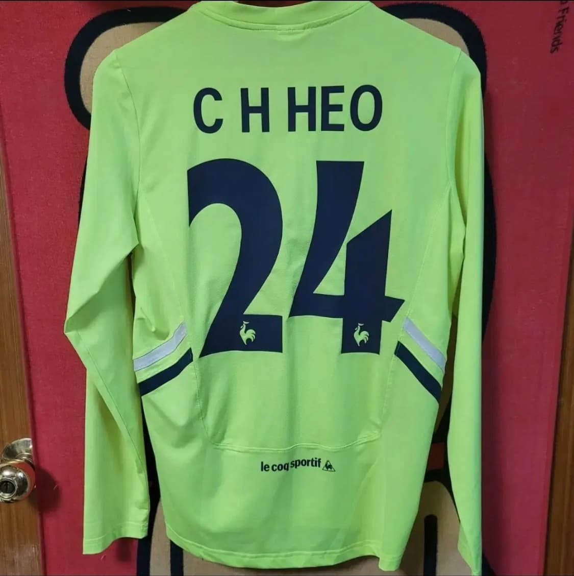 33 ) 새것수준) 르꼬끄 축구유니폼 95 상품이미지2