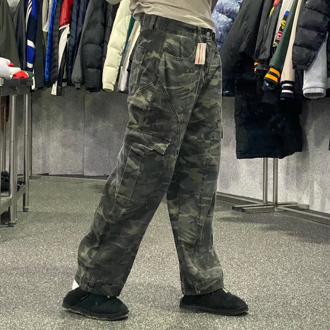 빈티지 밀리터리 와이드 카고 팬츠 B3768 상품이미지2